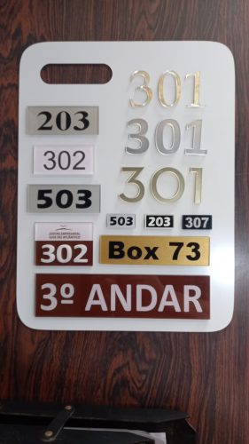 Placas em Acrílico